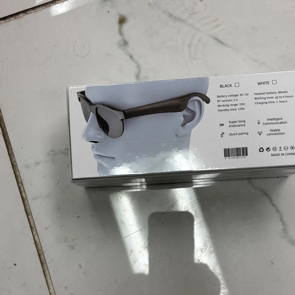 Wireless Audio Glasses - Black